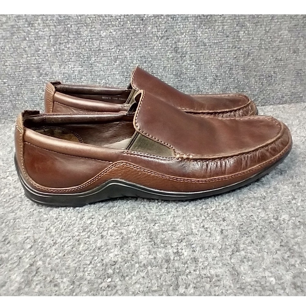 Cole Haan Grant Driver Loafers Mens 10M Brown Leather Slip On C04059